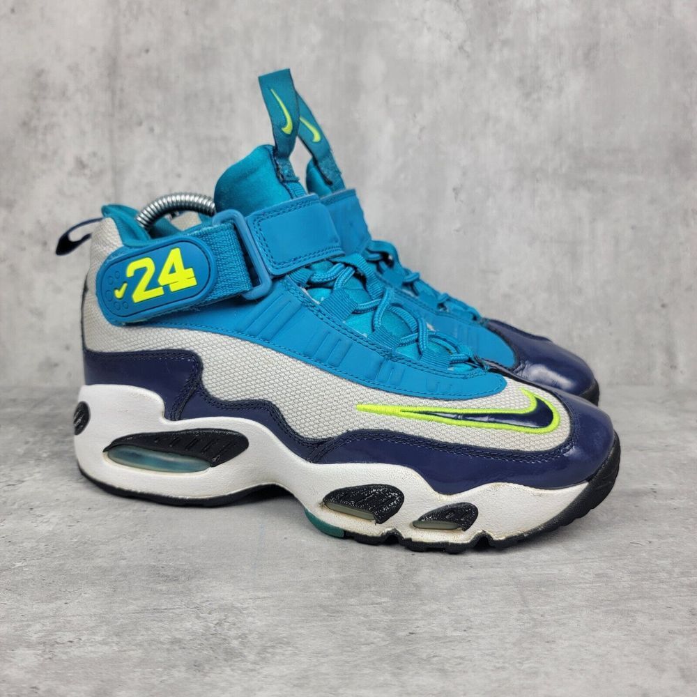 Nike Air Griffey Max 1‎ Pure Platinum Midnight Navy Size 5.5Y Womens 7 Sneakers
